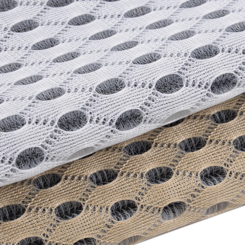 100% Polyester Mesh Fabric 3d Air 150-220Gsm Breathable Sandwich 3D Air Mesh Fabric For Mattress Floor Mat