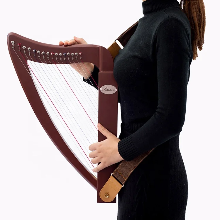 16 Strings Mini Lever Irish Harp for Beginner