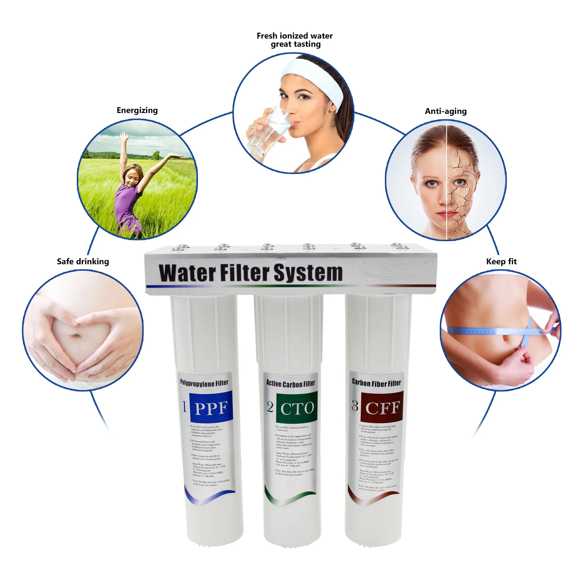 pre-filters for alkaline water ionizer