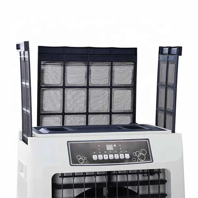 12-hour timer commercial industrial evaporative air cooler with 80L large water tank