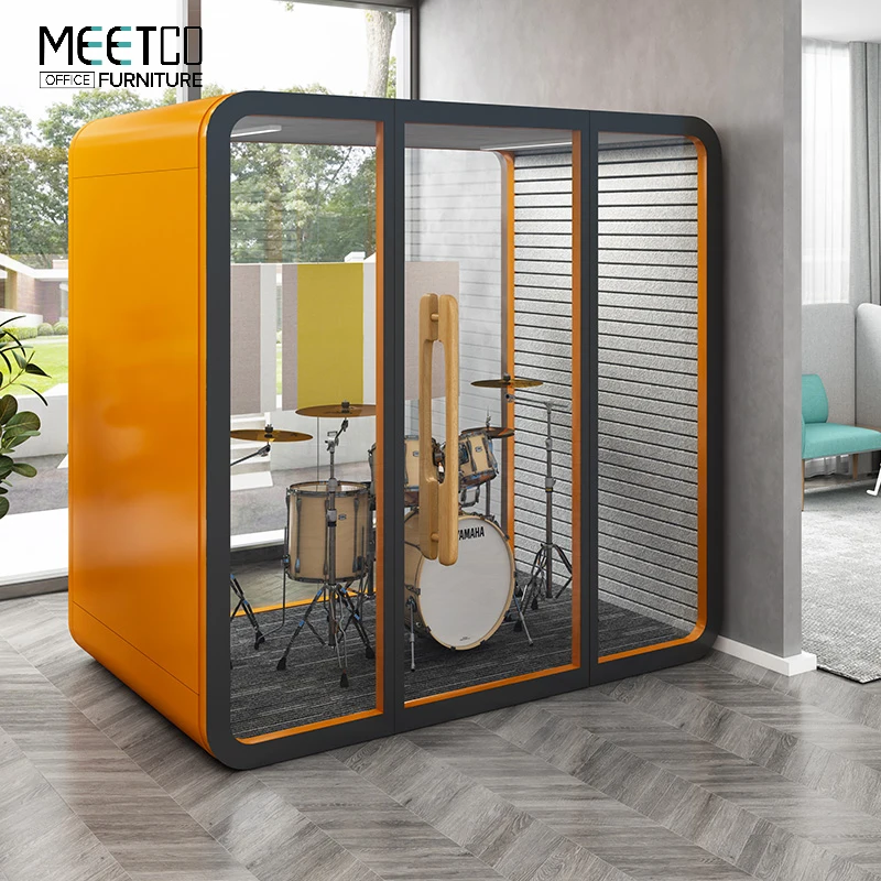Office Soundproof Privacy Acoustic Booth Acoustic Privacy Booth Office Large Booth Soundproof Cabin Office Soundproofing Pod