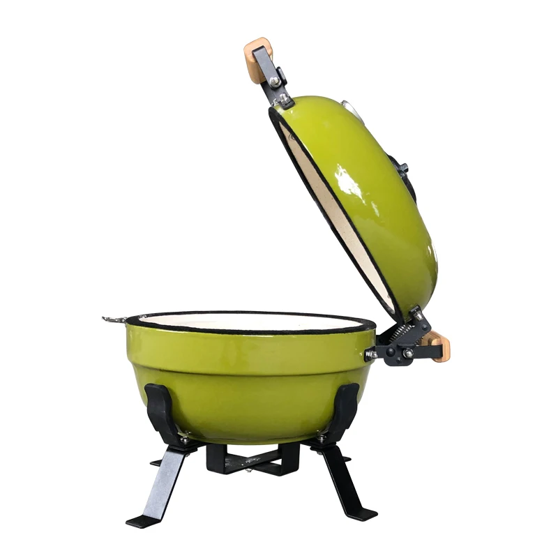 
12inch portable cooker wood outdoor table kitchen tandoor cyprus trolley oven shaped garden kamado grill 