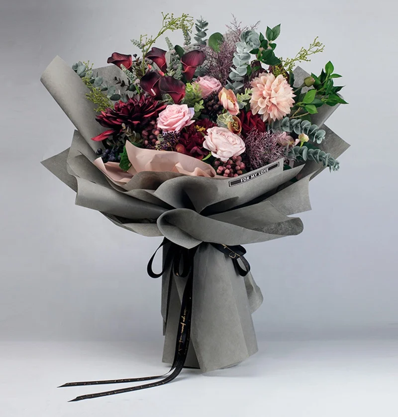 50cmx10y Wholesales Plain Non Woven Rolls Non Woven Fabric For Flower Wrapping Gifts Packaging Decoration