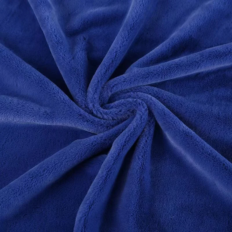 Stock pure color rabbit sable SKS imitation rabbit hair flannelette polyester fabric