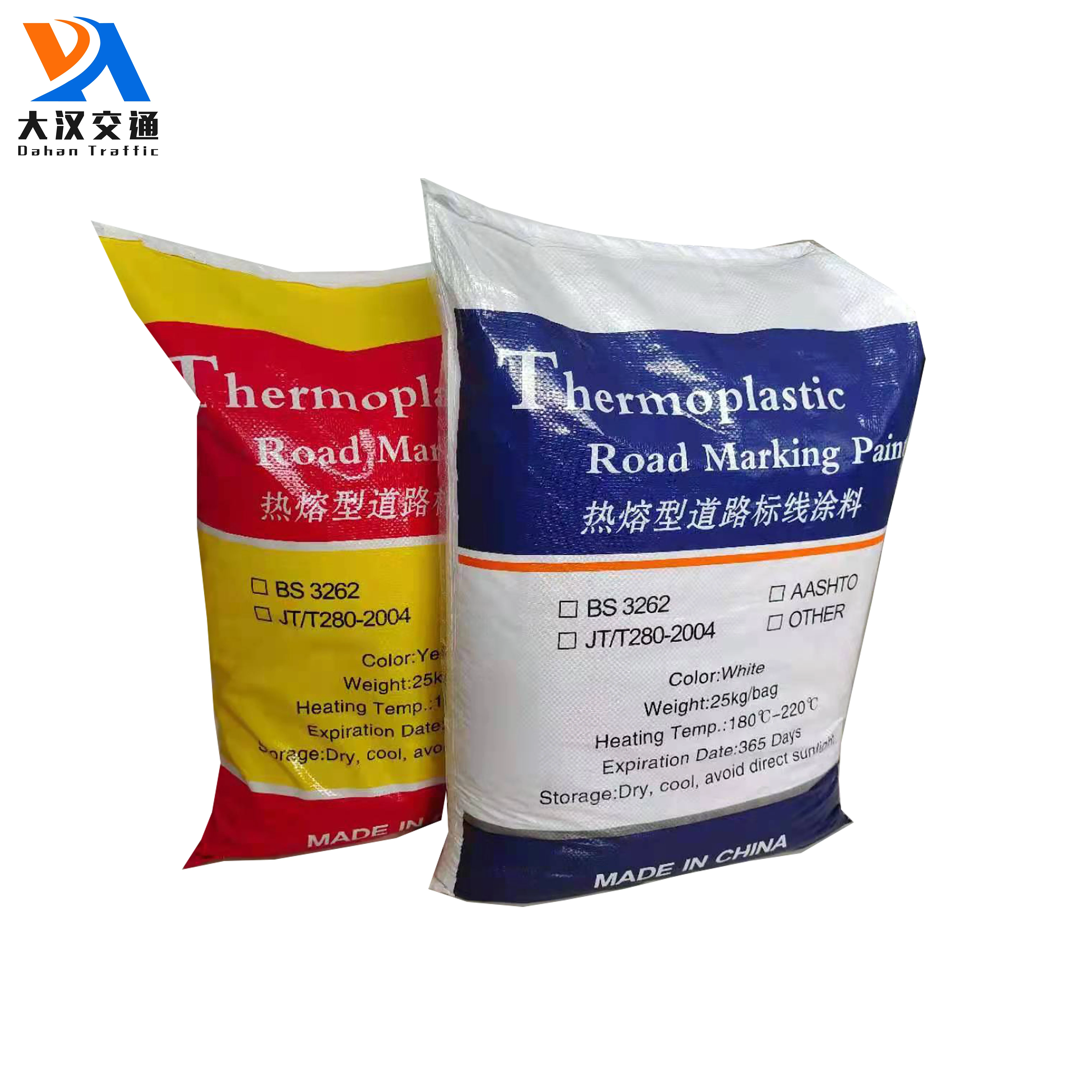 Aashto M-249 Thermoplastic Reflective Road Marking Paint Yellow