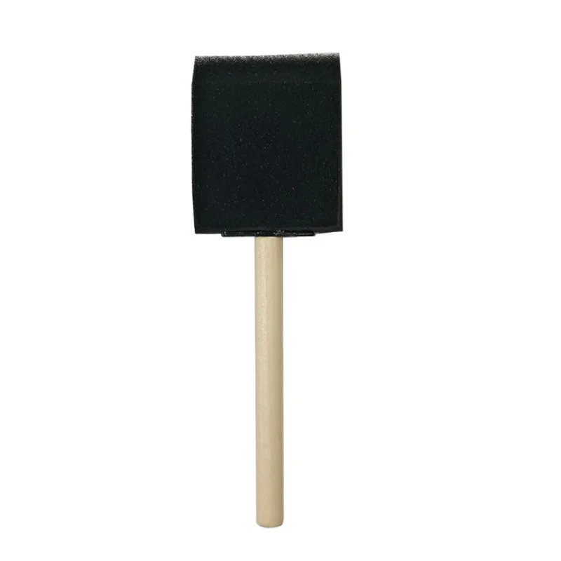 Wooden Handle Car Detailing Air Vent Sponge Brush Car Grille Cleaner Auto Detailing Cleaning Brush