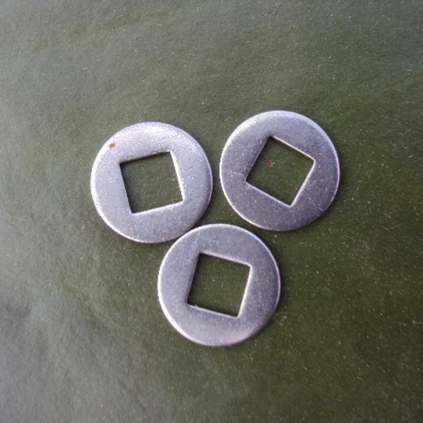 Stainless Steel 304 DIN440 Flat Round Washer with Square Hole M5-M22