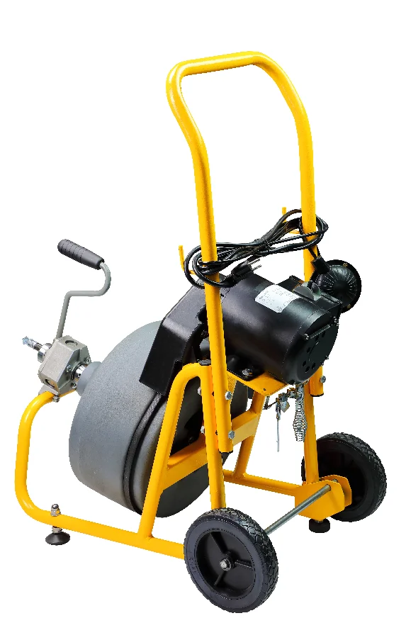 Pipe cleaning Machine Equipped 10mm*25M Cable HongLi AG100