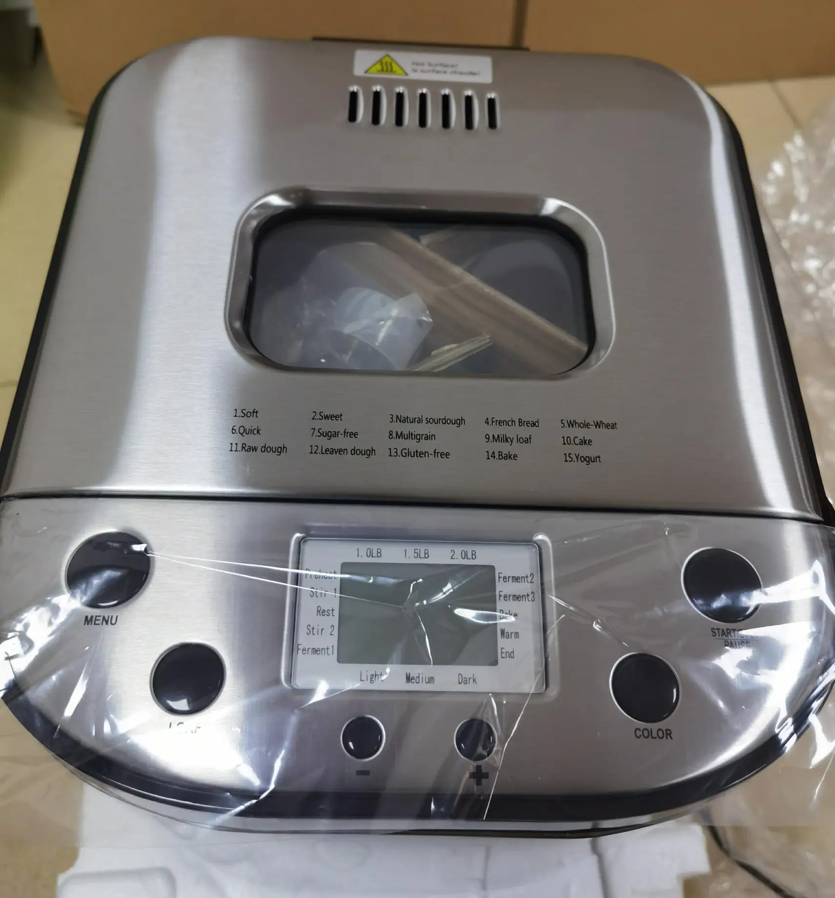 Корпус Автоматическая интеллигентая (ый) Бытовая многофункциональная хлебопечки машина