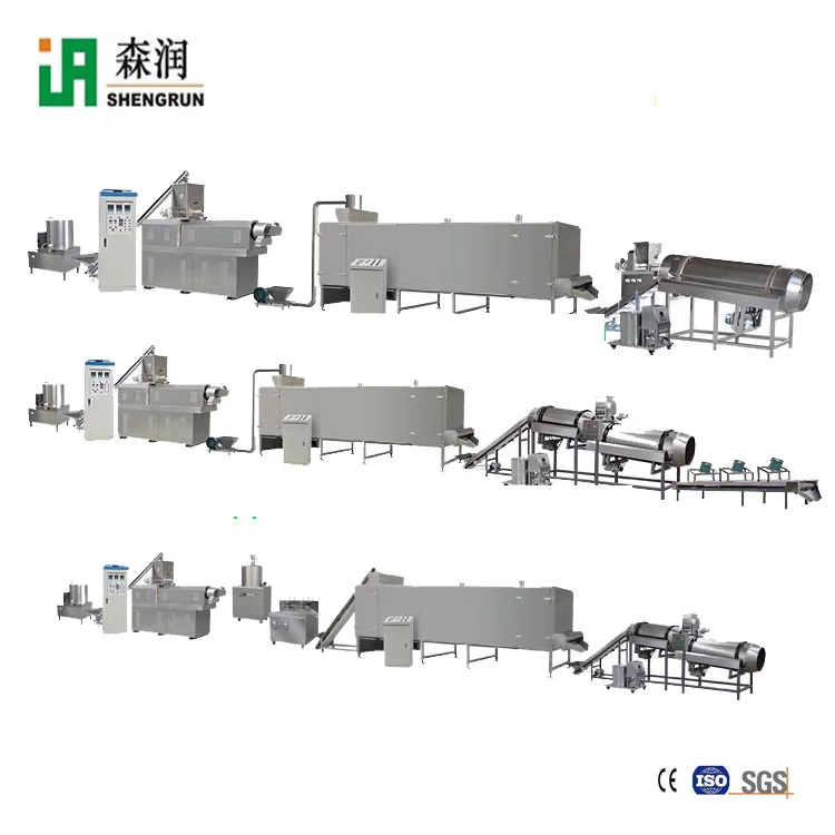High quality at low price Chinese small puffed snack food making extruder machine