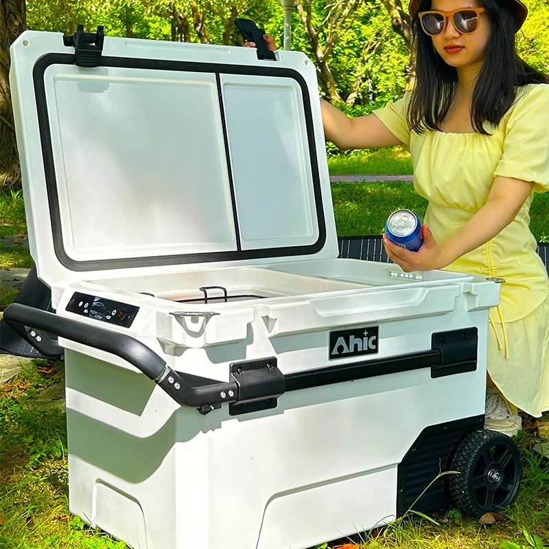 New Model Freezer Portable Cool Car Cooler Box Compressor Refriration freezer Mode for Camping