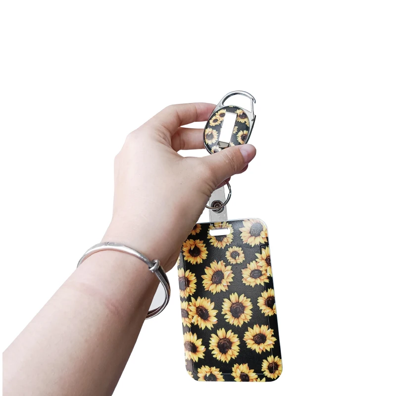 Hot Selling Retractable Badge Holder Reel ID Card Badge Holder Name badge Reel Pull Reel With ID Card Holder