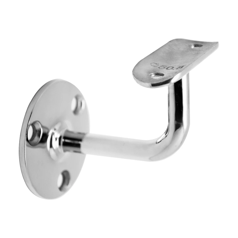 Stainless Steel Balustrade Handrail Support Holder to Wall Stainless Steel Handrail Bracket