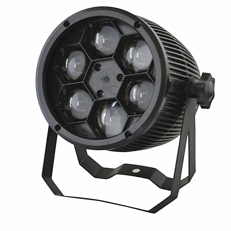 high quality six bee eye led par can light with zoom for dj party