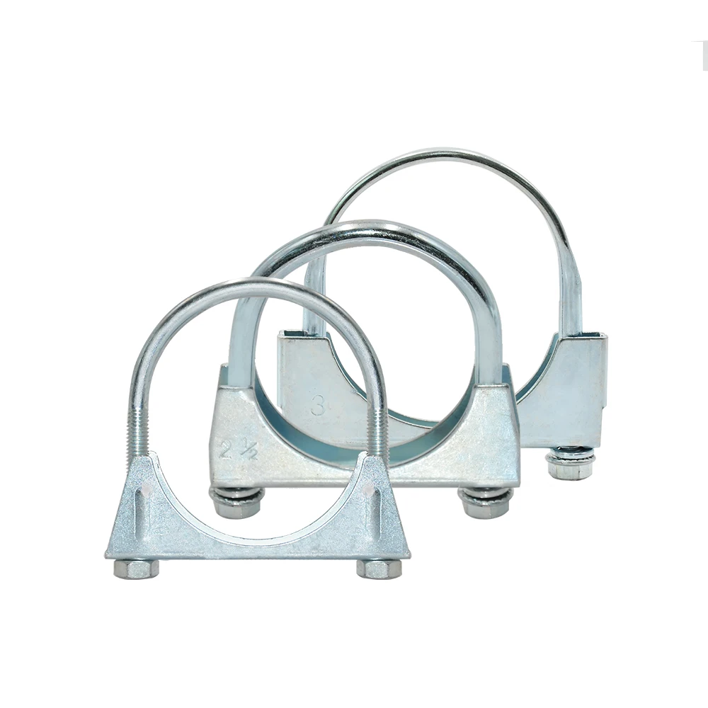U-образный зажим для труб с двумя отверстиями U-образный зажим для болтов, зажим для седла из нержавеющей стали, с двойным отверстием, зажим для седла