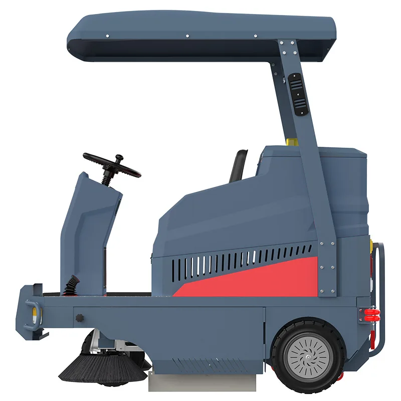 New product factory street cleaning machine electric ride-on road sweeper