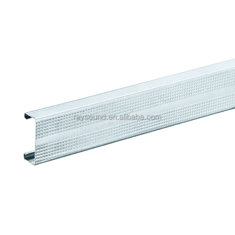 Production Ceiling Profile Bifurcated Channel Main Channel