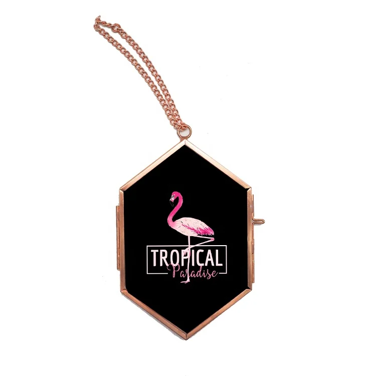 High quality wall hanging metal copper glass picture photo frames for home decor