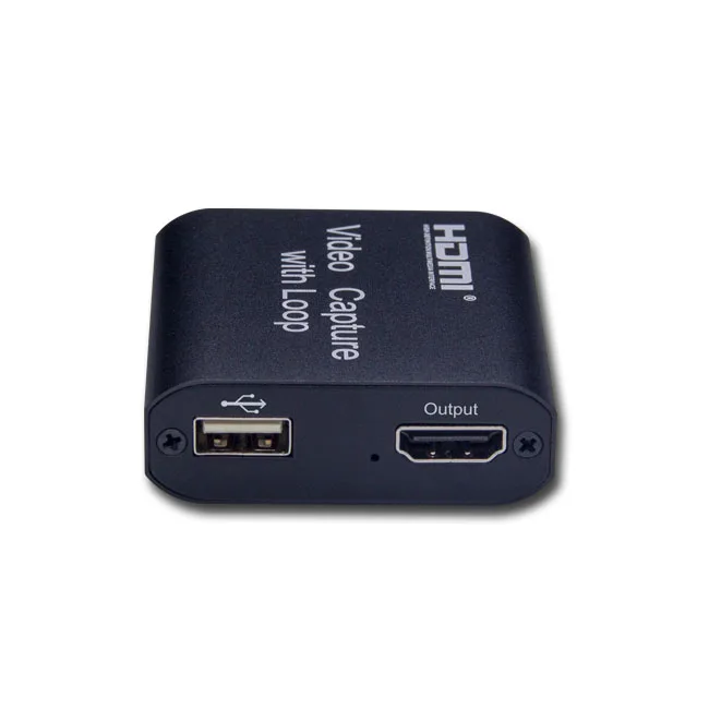 USB Video Capture Card HD to USB 1080 P with HDMI Loop Output