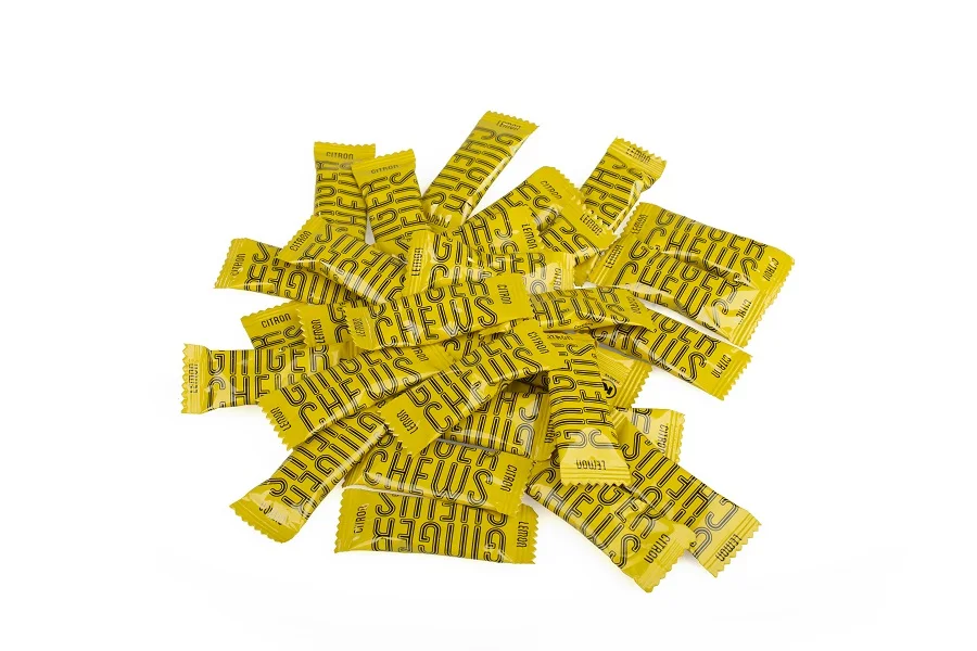 Saygood  lemon flavour  ginger chews  200g  Indonesia SINA ginger candy making factory