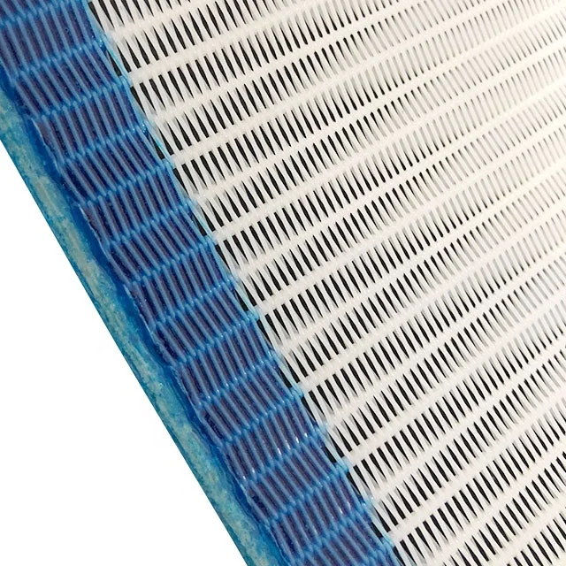 Big Loop Polyester Spiral Dryer Conveyor Belt With Glue Edge And Spiral Ring Interface Adapt To Various Mechanical Models