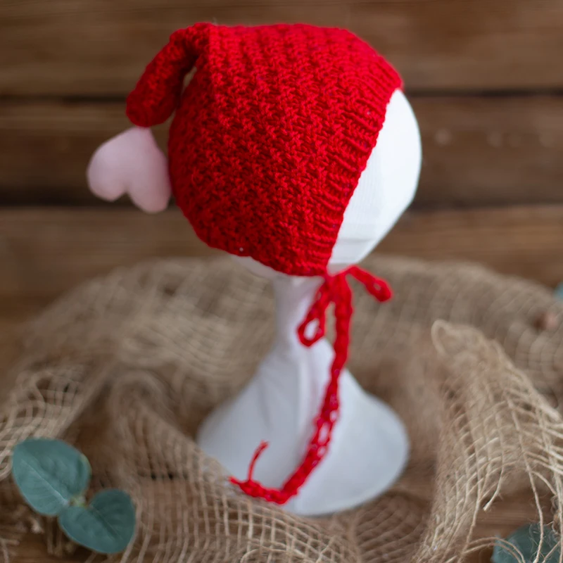 Новорожденный ручной работы шерстяная войлочная Рождественская шляпа реквизит для фотосъемки шапка для маленьких девочек с животными аксессуары для фотосъемки