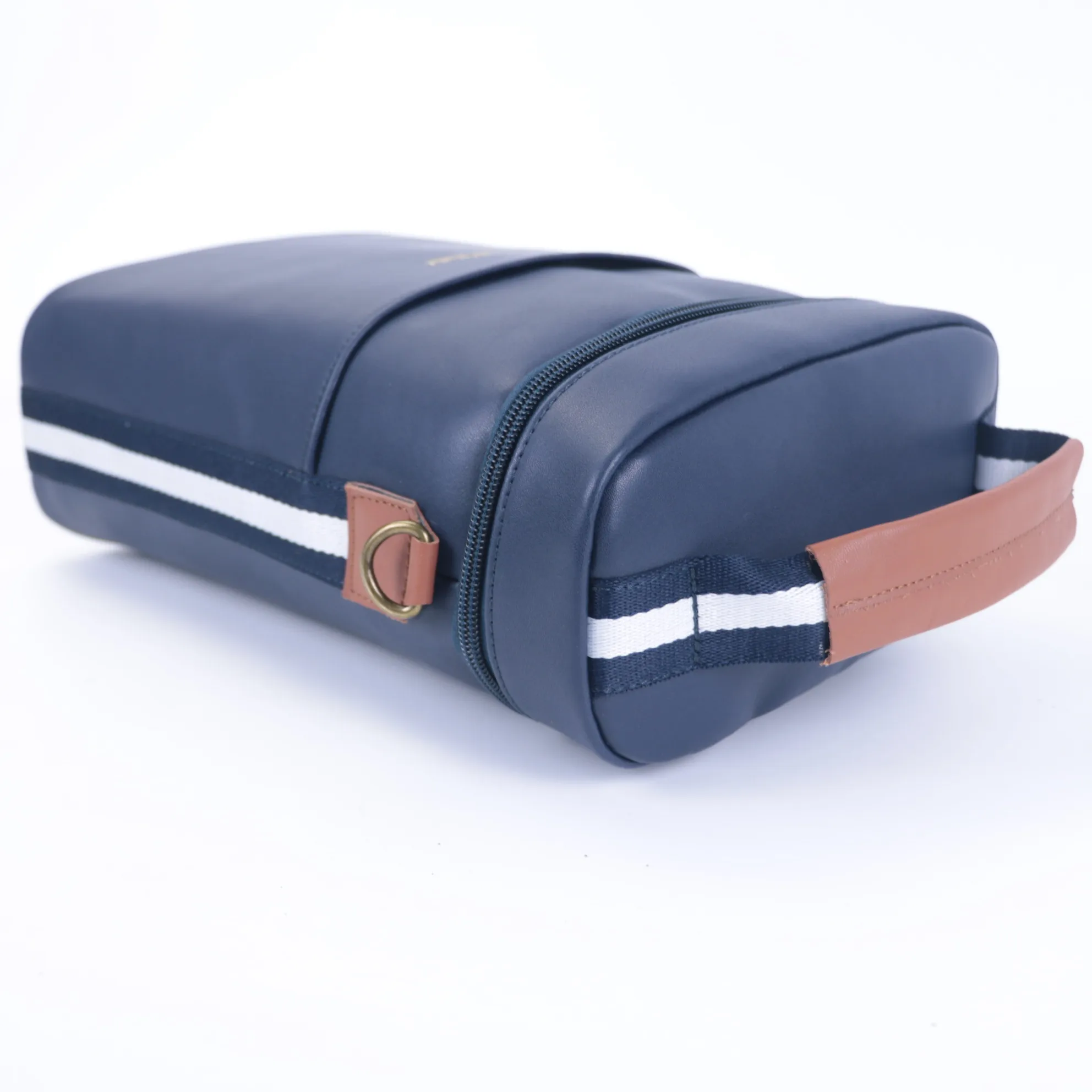 Personalized genuine split leather wine tote bag travel picnic bottles portable cooler bag in smooth leather