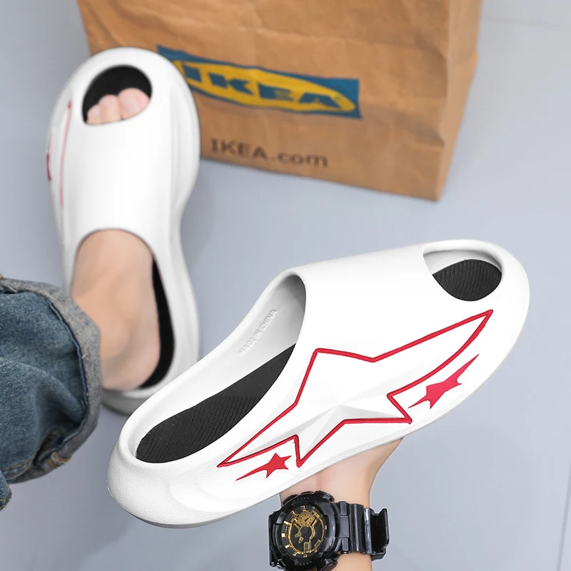 Custom logo Unisex EVA Slipper Slides Sandals designers Memory Foam Cloud Footwear Shoes Original Slides for Women Lady