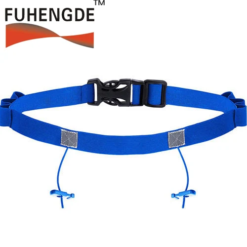 Factory Price Triathlon Marathons Running Race Number Belt With Reflective  Neoprene Number Cloth