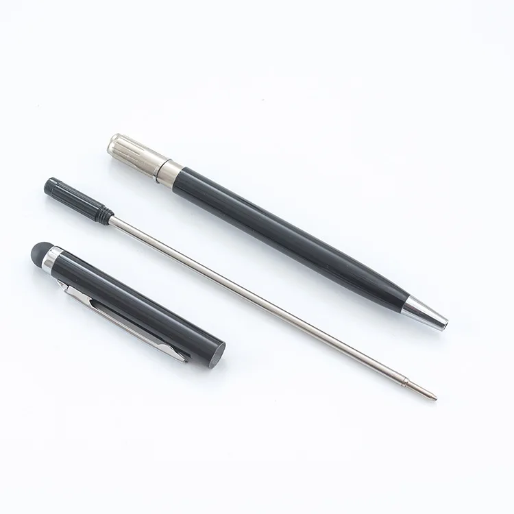 Cheap Metal Slim Touchscreen Ballpoint Pen  Twist Action Stylus Pens