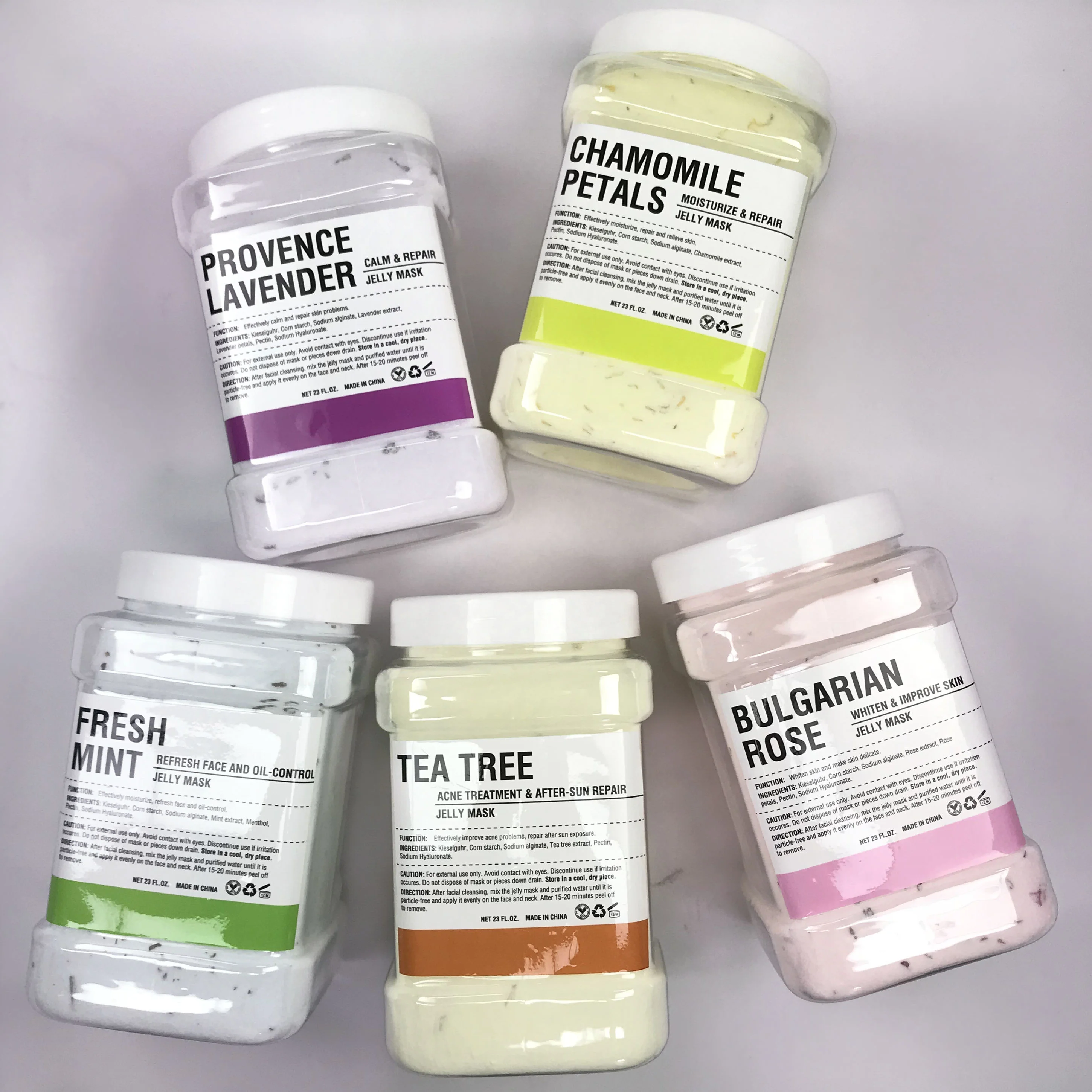 OEM Skincare 100% Organic Natural Goji  jelly Mask Regenera & Radiance Goji Facial Jelly Mask Powder