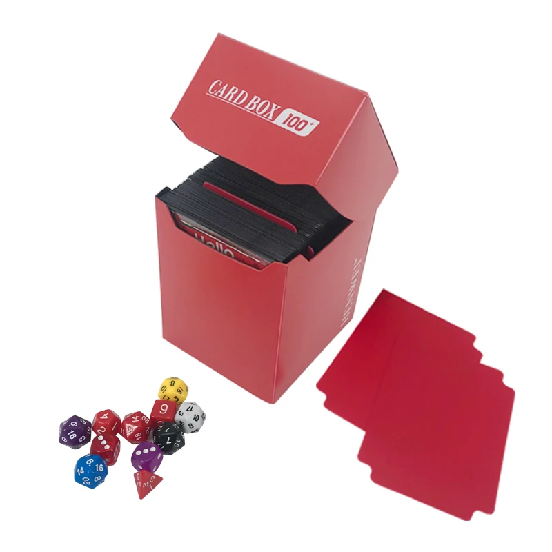 Для хранения Yugioh палубе игры выполненные на заказ пластиковые TCG MTG пластиковая Дека коробка гладкая ПП собрать карт