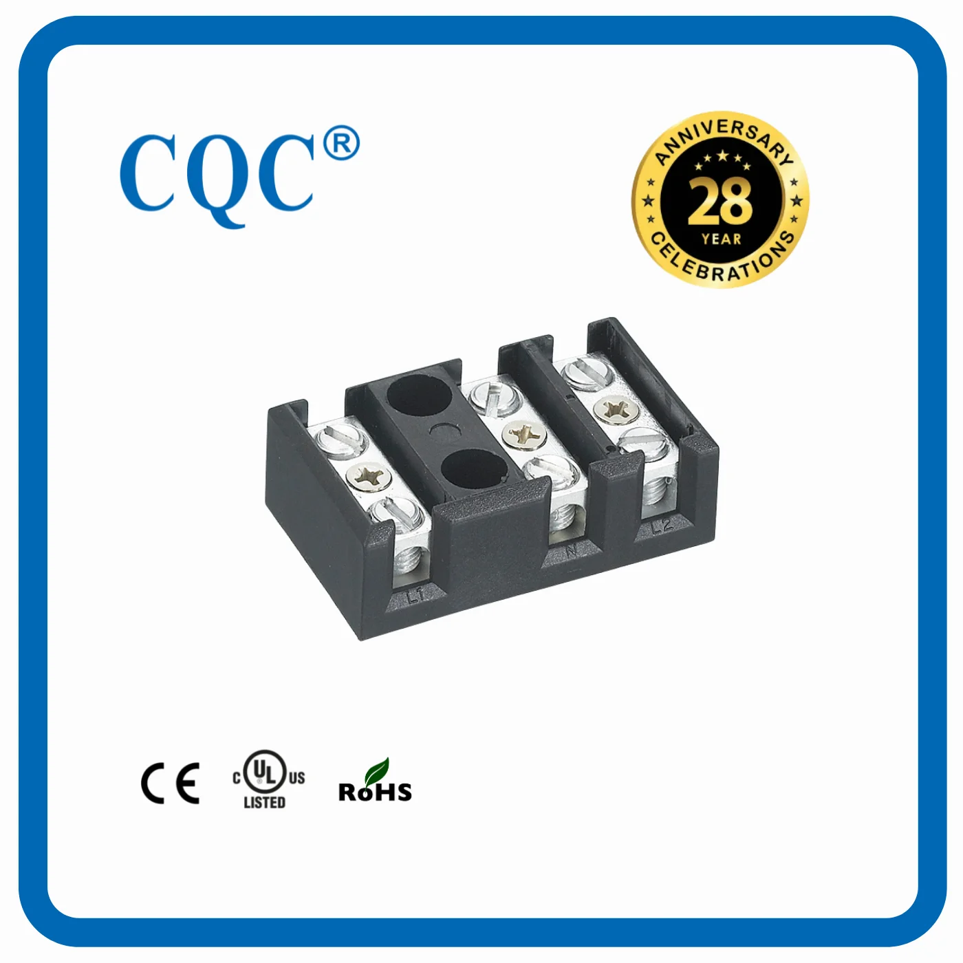UL Terminal Block / Switch with  3 poles CCD-4