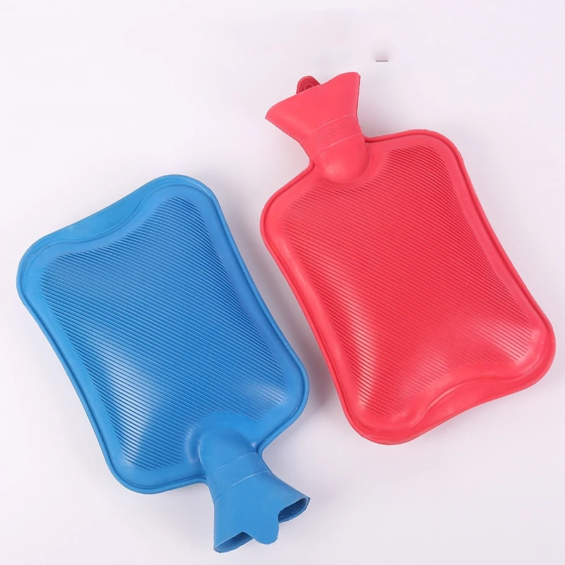 Good quality Custom ODM 1000ml 2000ml rectangle nature Silicone rubber hot water bag hot water bottle logo hand warmer