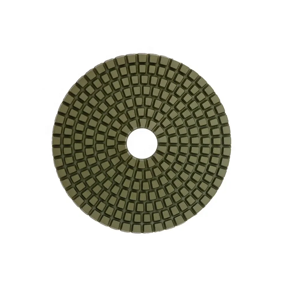 TRUE SHINE Top quality wet polishing pads granite polishing pads Threaded tooth 2024