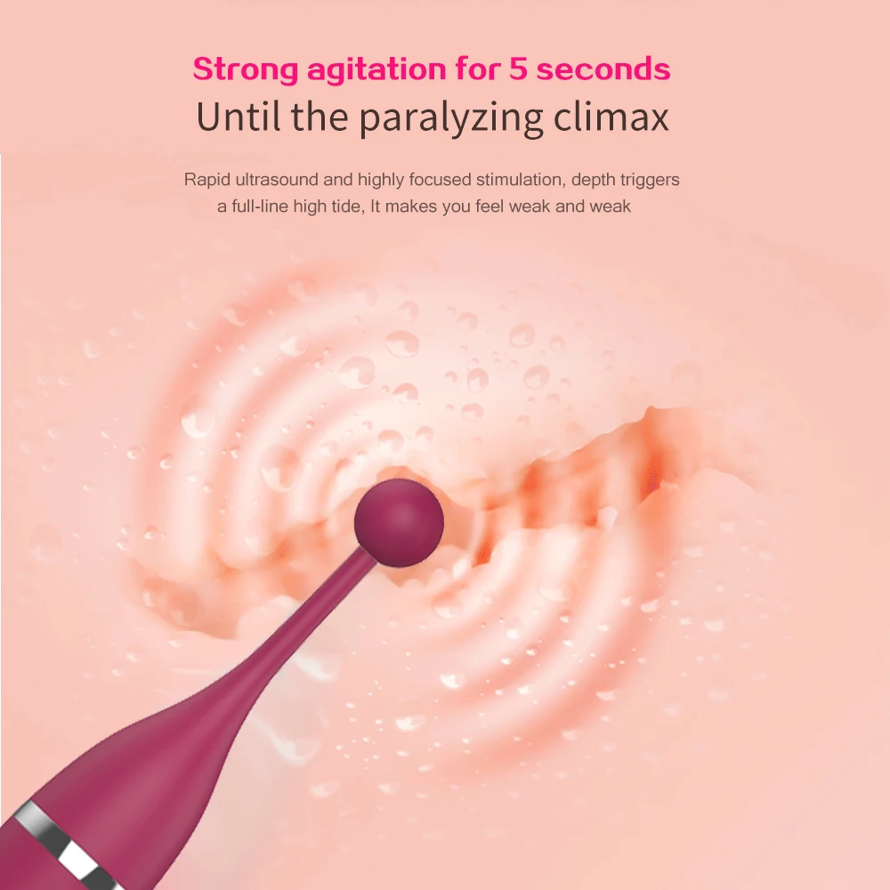 Adult products wholesale rechargeable G-spot vibrating female massage AV stick