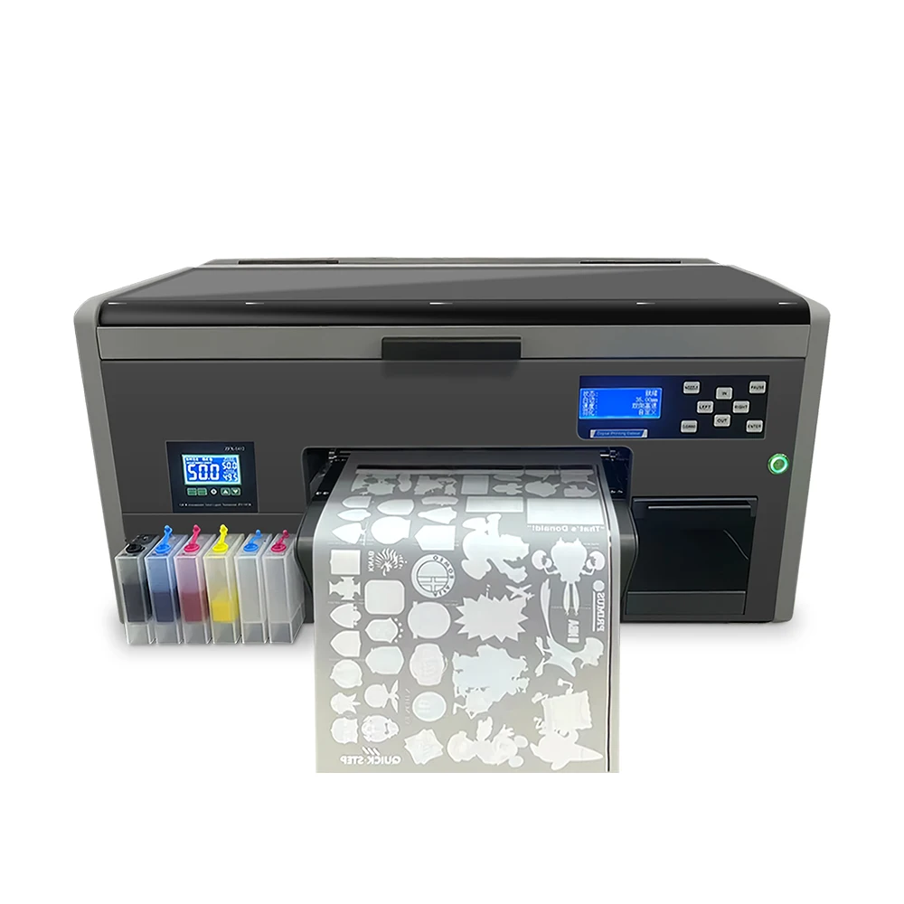 4pcs I3200 Print Head T-Shirt PET Film DTF Printer  Roll to Roll High Speed DTF Printer Printing Machine With Powder Shaker