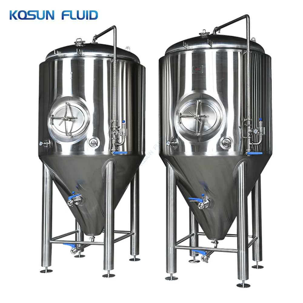 KOSUN 3000l Beer Fermenter Ethanol Production Plant Heated Fermentation Tank 100-30000l