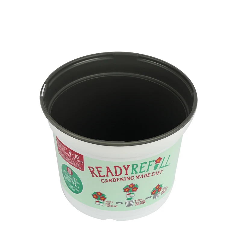 Creative Green Plant Round Planting Pot PP Nursery Plant flower pot