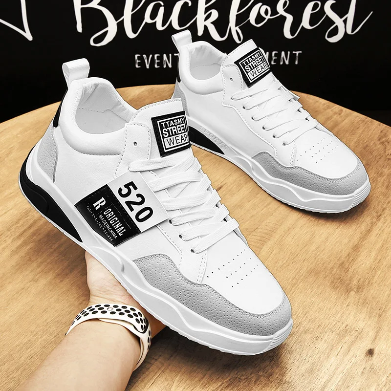 Wholesale urban charm good quality casual footwearr white breathable casual shoes man running shoes