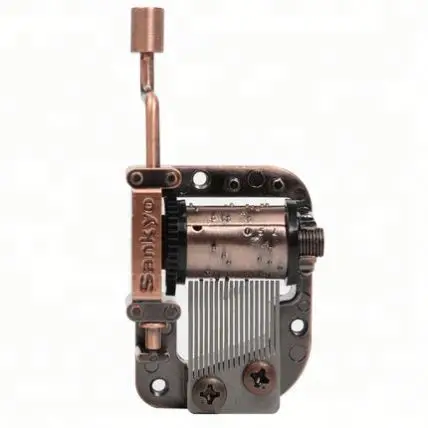 18 Note Sankyo Hand Crank Custom Music Box Movements