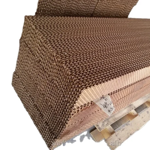 Chicken Farming House Honeycomb Evaporative Cooling Pad /wet Curtain For Poultry Farm