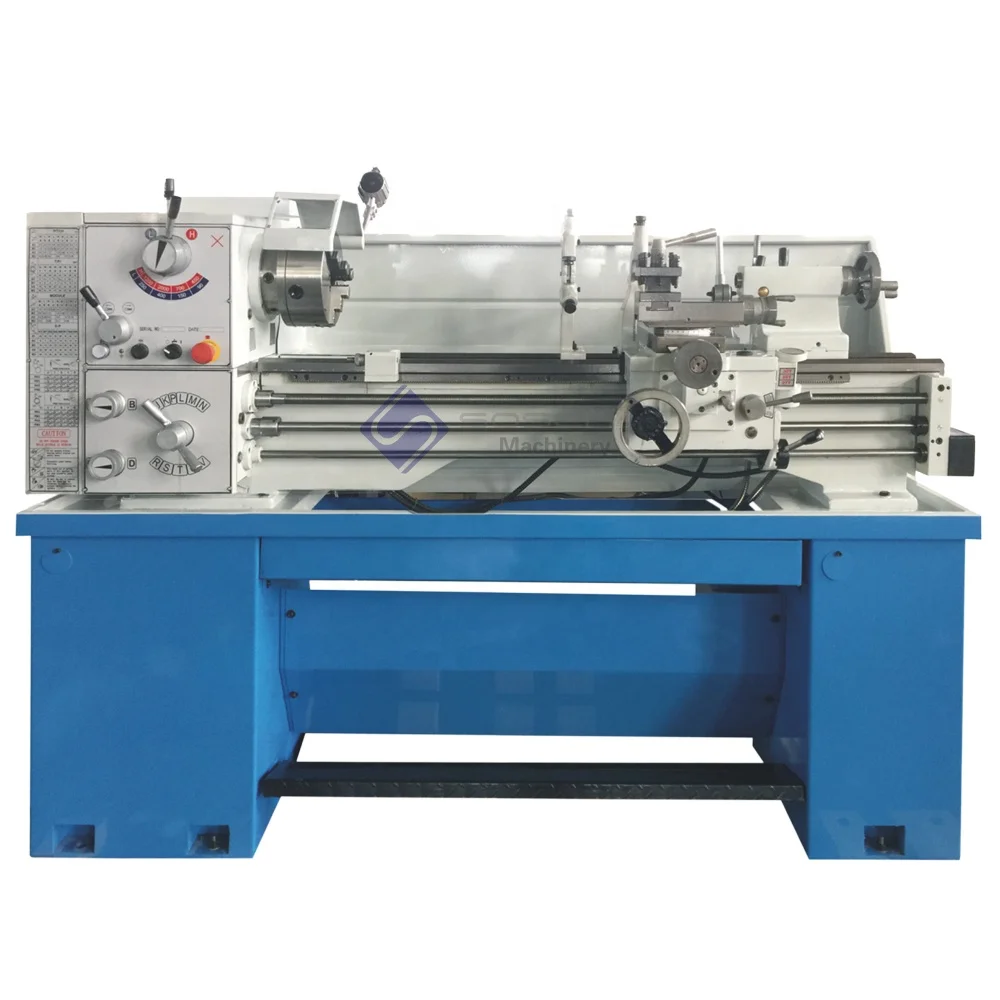 Manual Small 40mm spindle Horizontal Dro Turning Metal Lathe