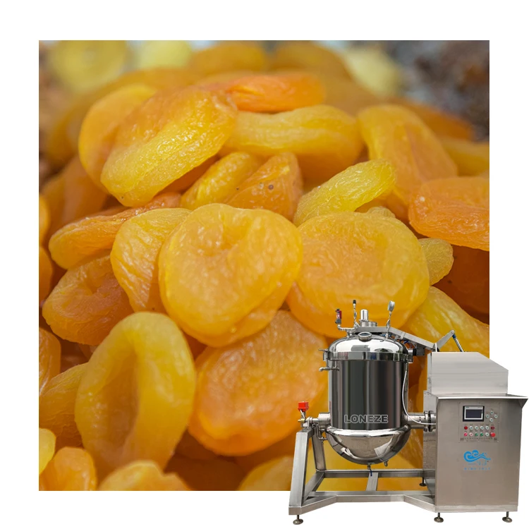 High Efficiency Sugar Soaking Cooking Pot Machine Vacuum Cooking Equipment Candied Mango Fruit Cooking Pot
