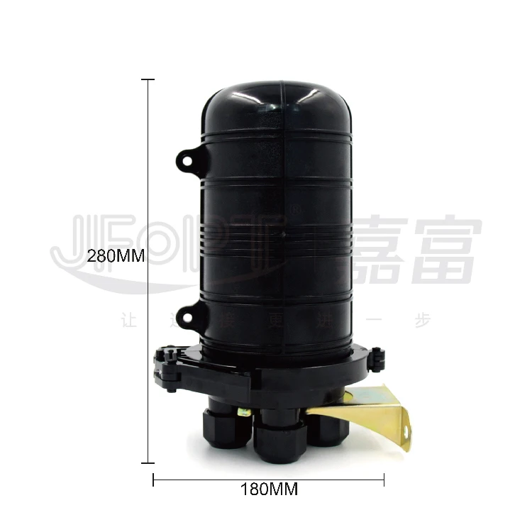 Dome Type FOSC Mechanical sealing with splice tray for FTTX 24 48 96 Cores Optical box closure IP68 Fiber Optic Splice Closure
