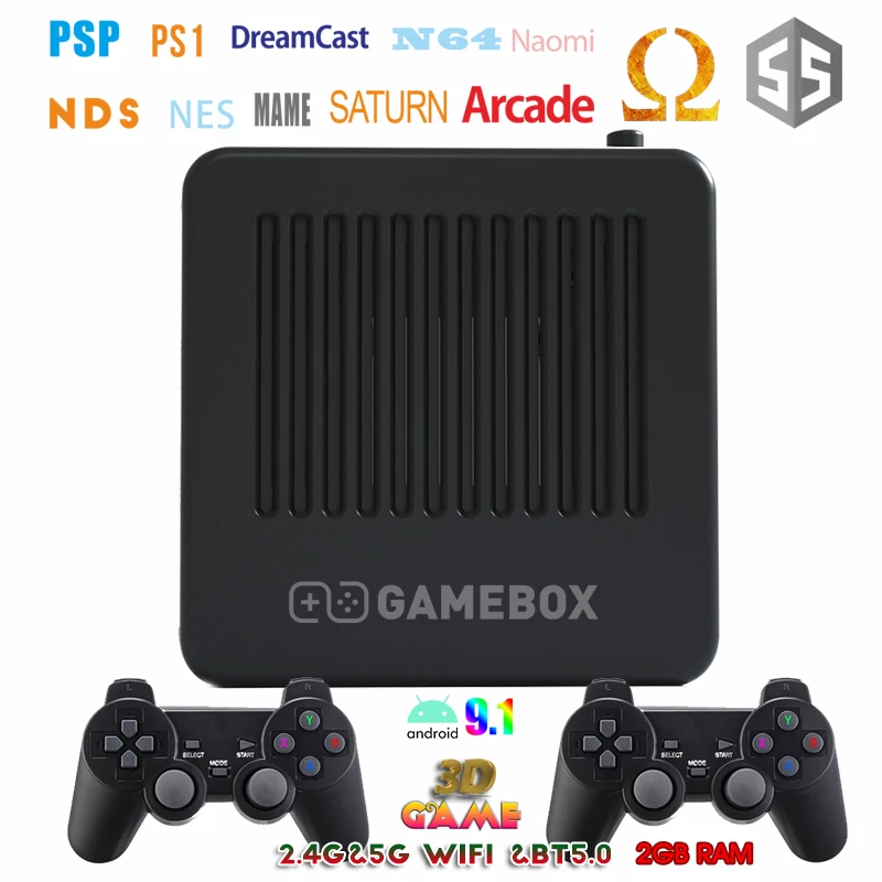 G11 Game Box Video Games Console 4K TV HD Family Retro GameBOX With 2.4g Wireless Controller PSP/DC/N64 for home game