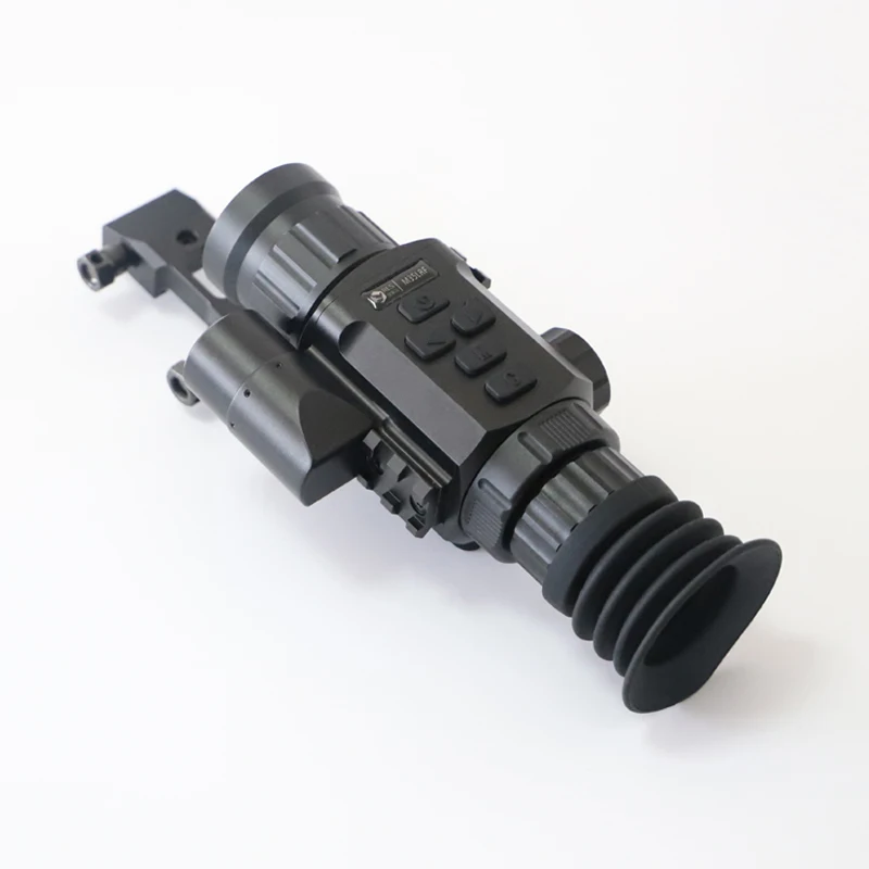 RLS Zoom Thermal Imaging Monocular Waterproof Night Hunting Thermal Sight with Laser Ranging Plastic Handheld Finder