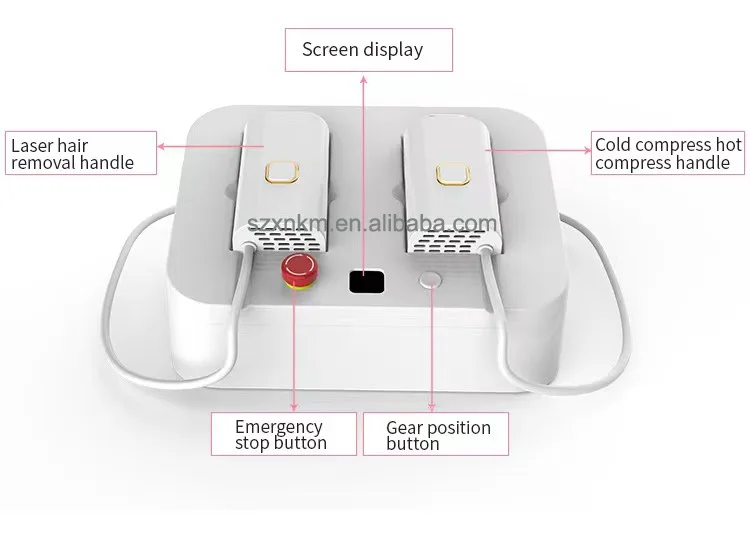 Portable Mini 808nm Diode Laser Hair Removal Home Use Epilator Laser Hair Removal Machine