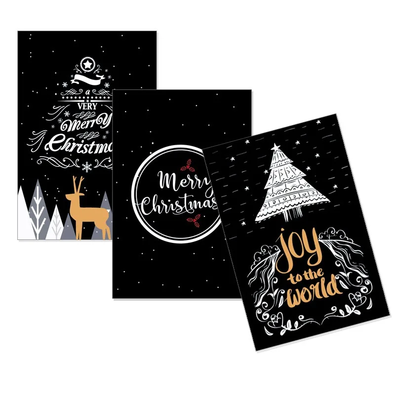 Оригинальная Рождественская Подарочная открытка на заказ карточки для благословения ручной работы с надписью необычный карточка благодарности конвертами