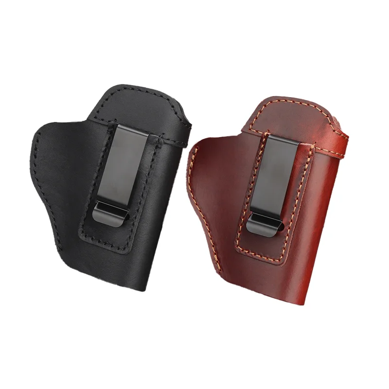 Outdoor Tactical Gun Holster Leather Holster Concealed Gun Holster Bag Gun